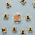 tableau avec des liens entre une cible d'objectifs et les collaborateurs